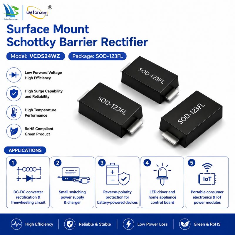 VCDS24WZ SOD-123FL Schottky diode — official website product photo